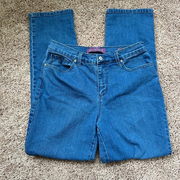 Women's Jeans Size 8 LOT of 2! Gloria Vanderbilt & Levi Strauss - Picture 4 of 9